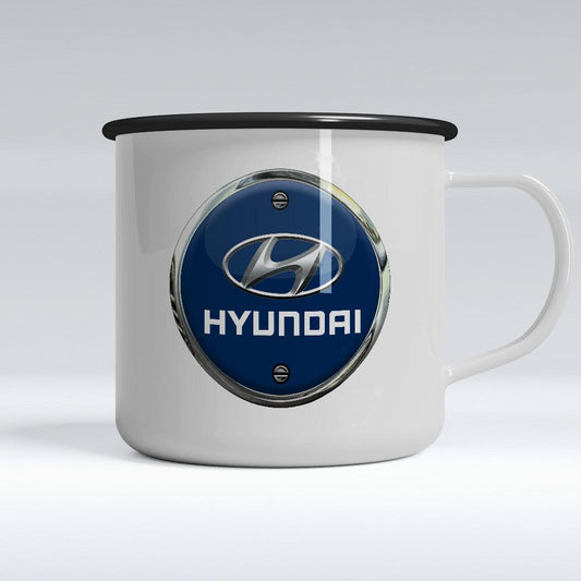 Hyundai Emaljekrus-Krus-Hyundai-Garage Culture Shop- garage - man cave - merchandise