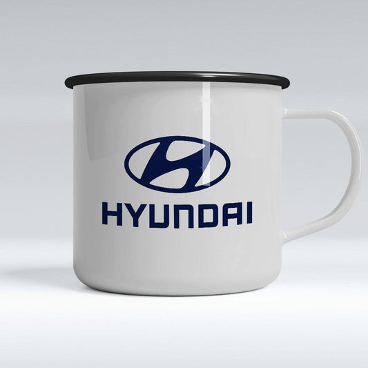 Hyundai Emaljekrus-Krus-Hyundai-Garage Culture Shop- garage - man cave - merchandise