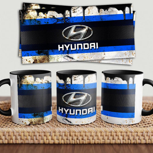 Hyundai "To Toner" Vintage Keramisk Krus-Krus-Hyundai-Garage Culture Shop- garage - man cave - merchandise