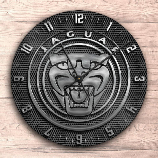 Jaguar Vægur Rundt-Clock-Jaguar-Garage Culture Shop- garage - man cave - merchandise