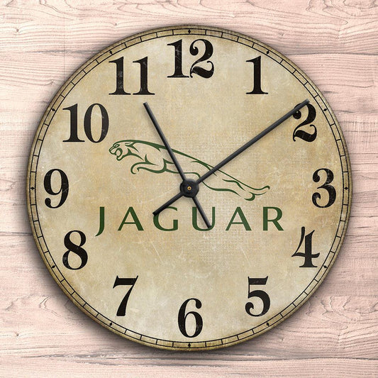 Jaguar Vægur Rundt-Clock-Jaguar-Garage Culture Shop- garage - man cave - merchandise