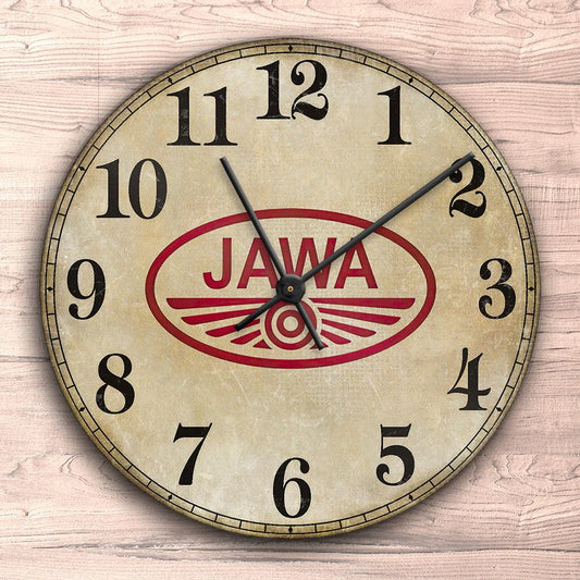 Jawa Vægur Rundt-Clock-Jawa-Garage Culture Shop- garage - man cave - merchandise