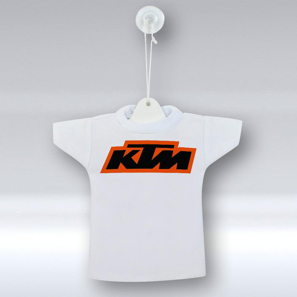 KTM - Mini T-shirt Et unikt biltilbehør og flaskecover med din billede, tekst. design-MiniTshirt-KTM-Garage Culture Shop- garage - man cave - merchandise