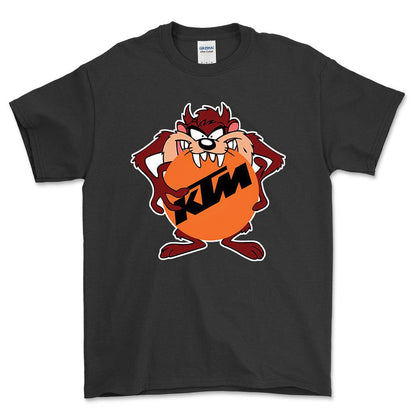 KTM TAZ Unisex T-Shirt , Bomuld-Beklædning-KTM-Sort-S-Forside-Garage Culture Shop- garage - man cave - merchandise