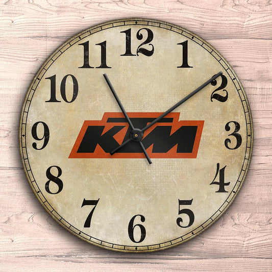 KTM Vægur Rundt-Clock-KTM-Garage Culture Shop- garage - man cave - merchandise