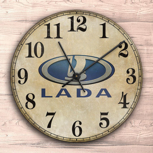 Lada Vægur Rundt-Clock-Lada-Garage Culture Shop- garage - man cave - merchandise