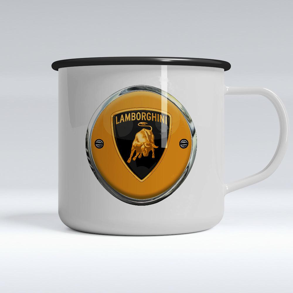 Lamborghini Emaljekrus-Krus-Lamborghini-Garage Culture Shop- garage - man cave - merchandise