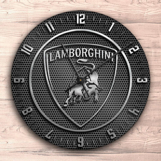 Lamborghini Vægur Rundt-Clock-Lamborghini-Garage Culture Shop- garage - man cave - merchandise