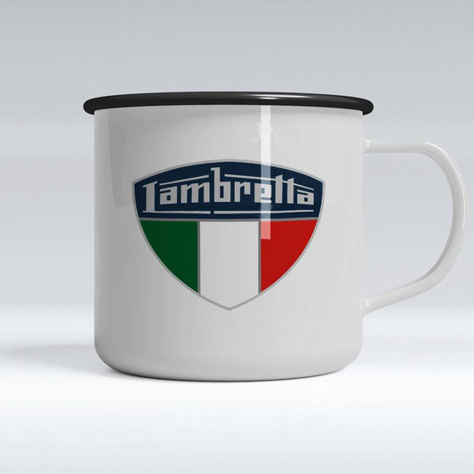 Lambretta Emaljekrus-Krus-Lambretta-Garage Culture Shop- garage - man cave - merchandise