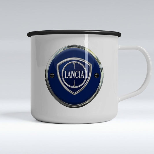 Lancia Emaljekrus-Krus-Lancia-Garage Culture Shop- garage - man cave - merchandise