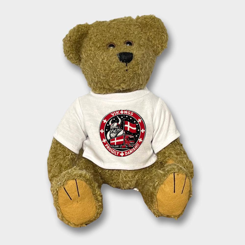 Lastbilchauffør - Vikings Proudly Danish - Plysdyr Bamse, Teddy Bear-Bamse-Lastbilchauffør-Bamse-Garage Culture Shop- garage - man cave - merchandise