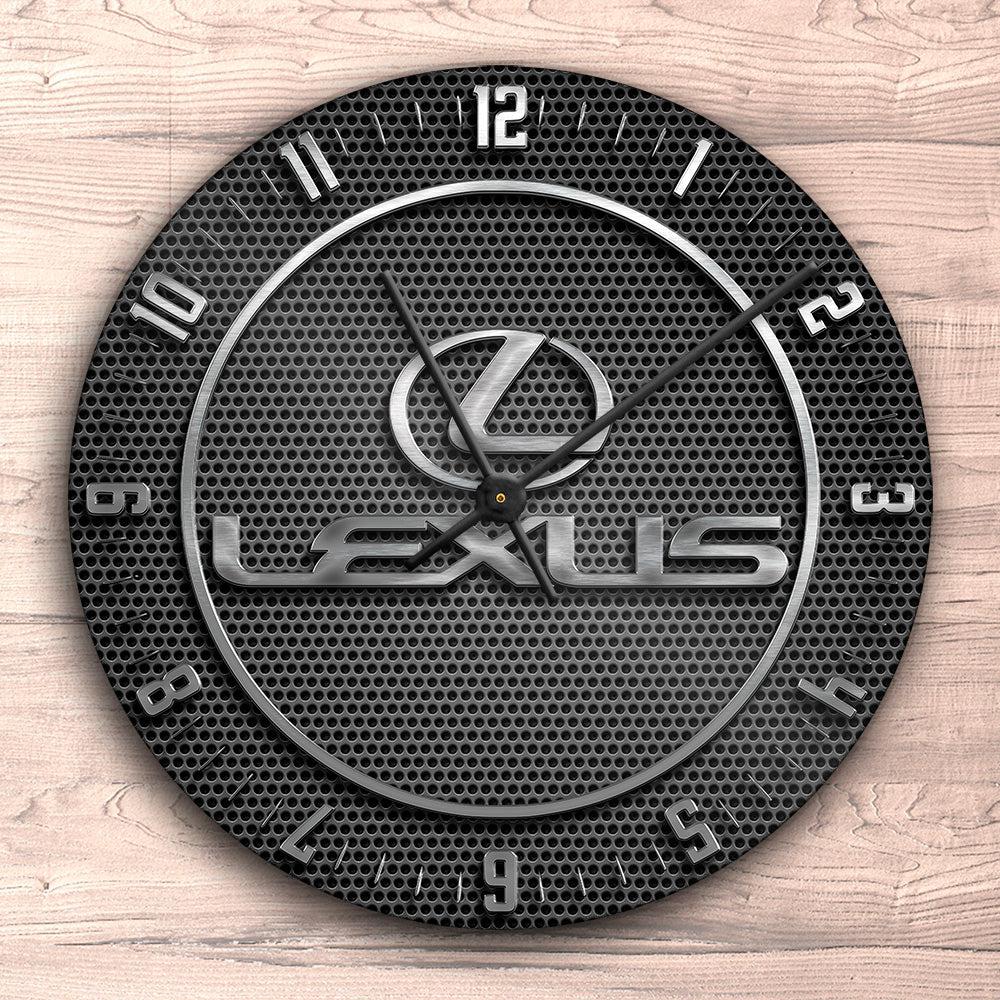 Lexus Vægur Rundt-Clock-Lexus-Garage Culture Shop- garage - man cave - merchandise