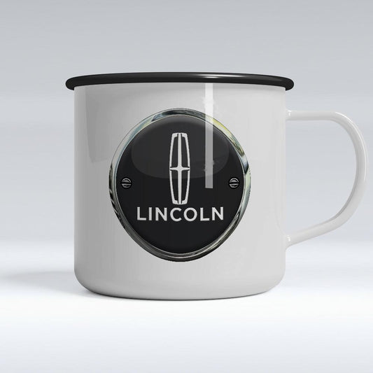 Lincoln Emaljekrus-Krus-Lincoln-Garage Culture Shop- garage - man cave - merchandise