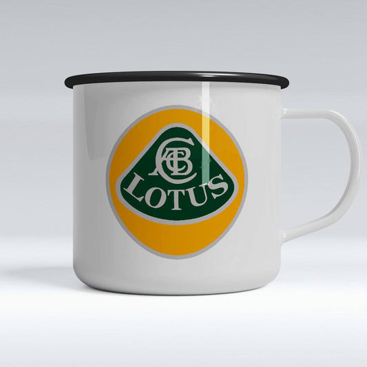 Lotus Emaljekrus-Krus-Lotus-Garage Culture Shop- garage - man cave - merchandise