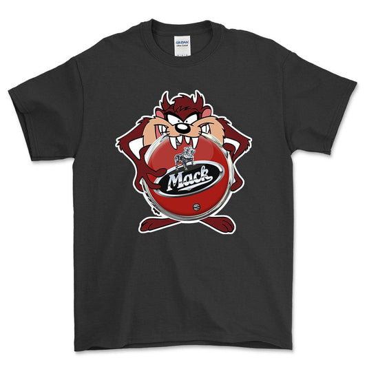 Mack TAZ Unisex T-Shirt , Bomuld-Beklædning-Mack-Sort-S-Forside-Garage Culture Shop- garage - man cave - merchandise