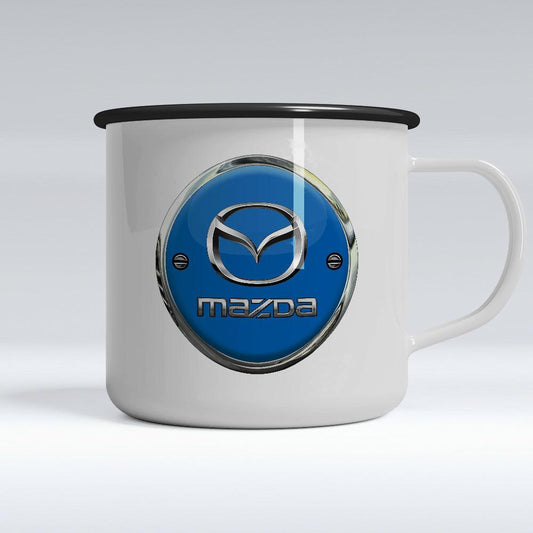 Mazda Emaljekrus-Krus-Mazda-Garage Culture Shop- garage - man cave - merchandise