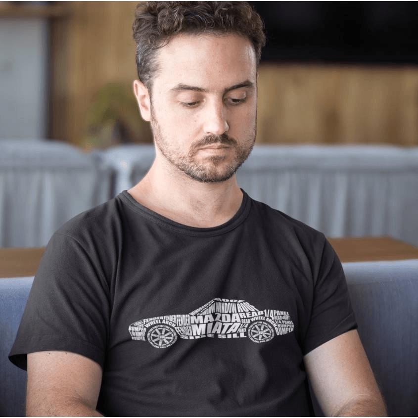 Mazda Miata Unisex T-Shirt , Bomuld-Beklædning-Mazda-Garage Culture Shop- garage - man cave - merchandise