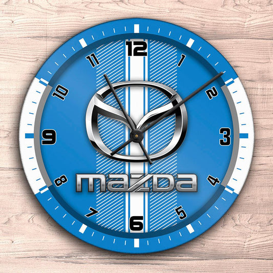 Mazda Vægur Rundt-Clock-Mazda-Garage Culture Shop- garage - man cave - merchandise