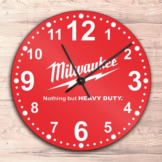 Milwaukee Vægur Rundt-Clock-Milwaukee-Garage Culture Shop- garage - man cave - merchandise