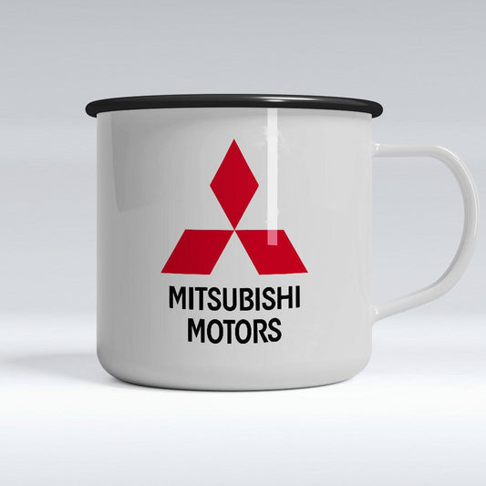 Mitsubishi Emaljekrus-Krus-Mitsubishi-Garage Culture Shop- garage - man cave - merchandise