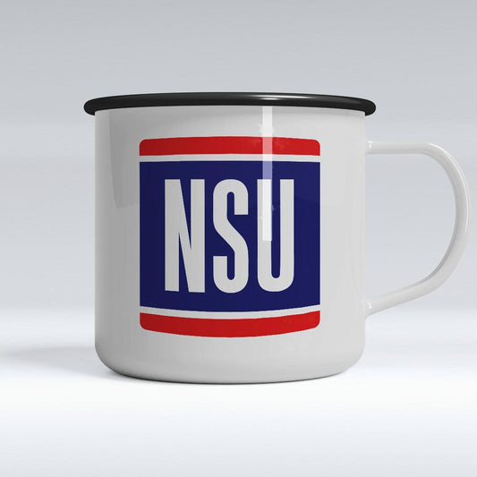 NSU Emaljekrus-Krus-NSU-Garage Culture Shop- garage - man cave - merchandise