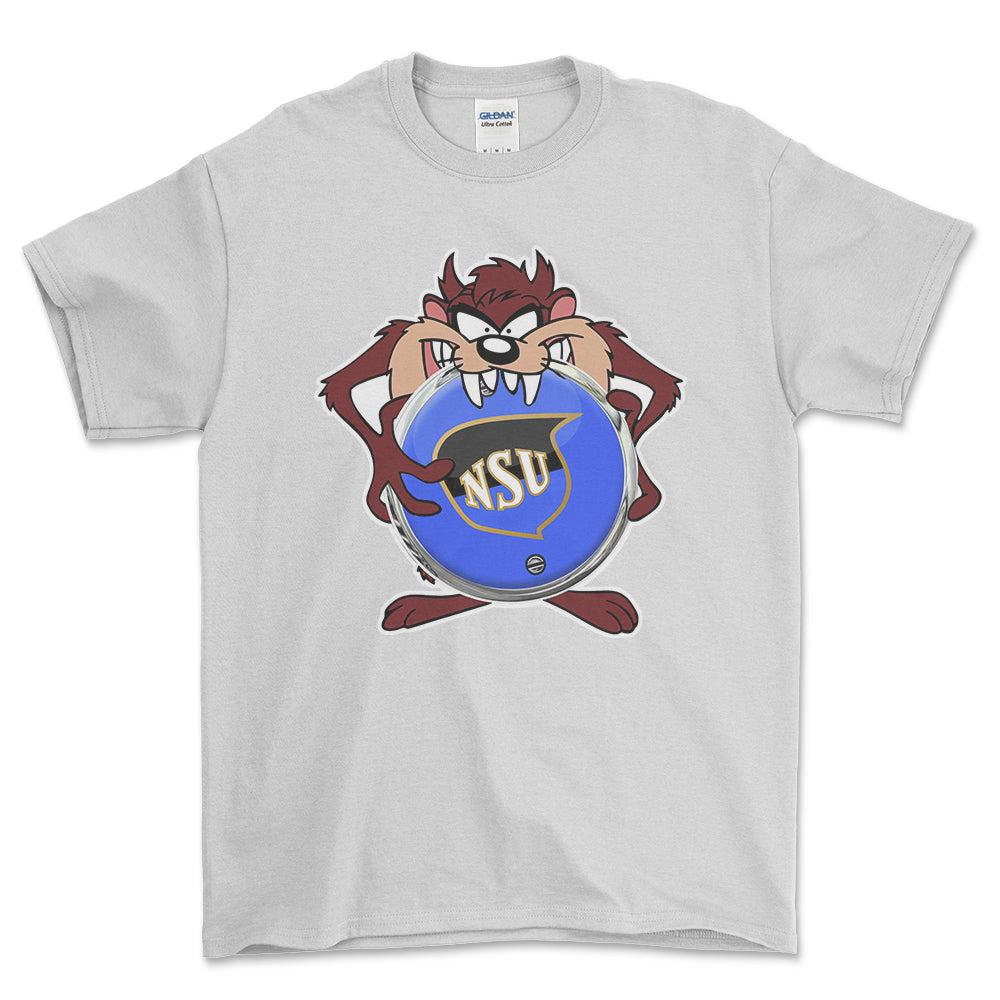 NSU TAZ Unisex T-Shirt , Bomuld-Beklædning-NSU-Hvid-S-Forside-Garage Culture Shop- garage - man cave - merchandise