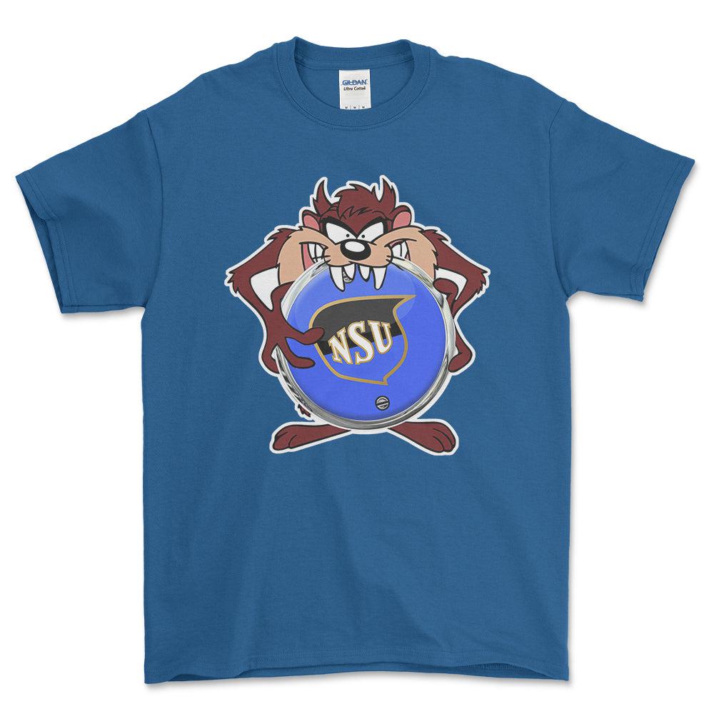 NSU TAZ Unisex T-Shirt , Bomuld-Beklædning-NSU-Blå Royal-S-Forside-Garage Culture Shop- garage - man cave - merchandise