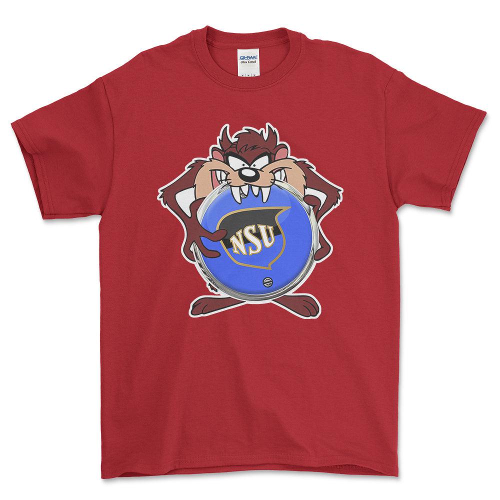 NSU TAZ Unisex T-Shirt , Bomuld-Beklædning-NSU-Rød-S-Forside-Garage Culture Shop- garage - man cave - merchandise