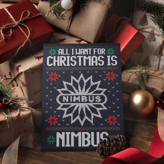 Nimbus Juleskilte All I Want For Christmas Is Skilte, Musemåtte, Dørmåtte-Skilte-Nimbus-Garage Culture Shop- garage - man cave - merchandise