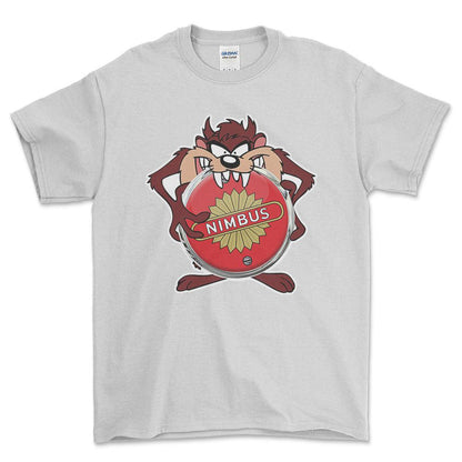 Nimbus TAZ Unisex T-Shirt , Bomuld-Beklædning-Nimbus-Hvid-S-Forside-Garage Culture Shop- garage - man cave - merchandise