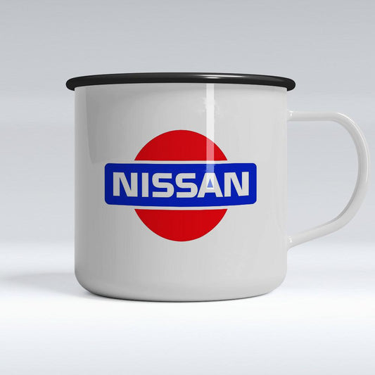 Nissan Emaljekrus-Krus-Nissan-Garage Culture Shop- garage - man cave - merchandise