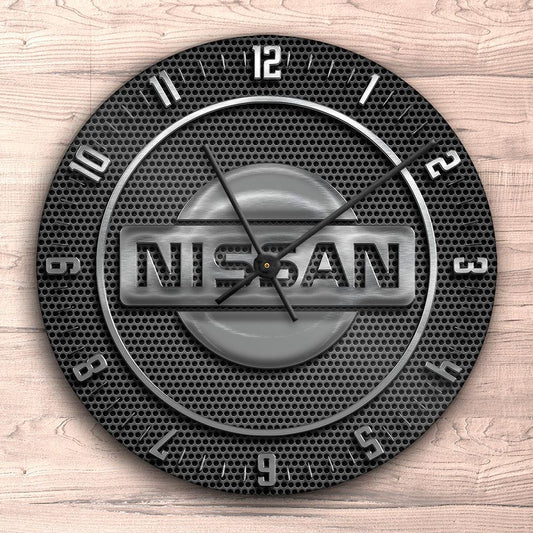 Nissan Vægur Rundt-Clock-Nissan-Garage Culture Shop- garage - man cave - merchandise