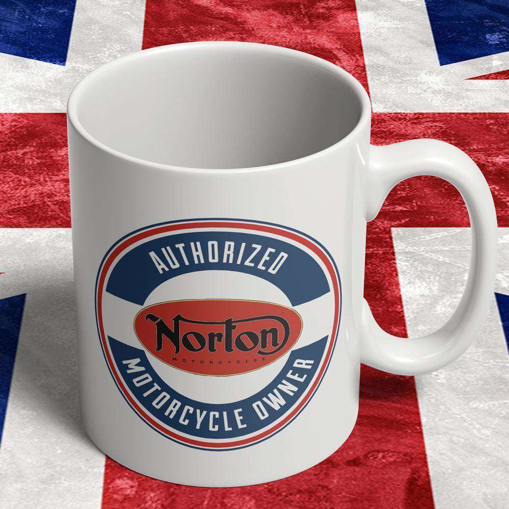 Norton Autorised Owner Keramisk Krus-Krus-Norton-Garage Culture Shop- garage - man cave - merchandise