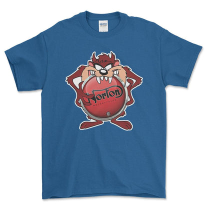 Norton TAZ Unisex T-Shirt , Bomul-Beklædning-Norton-Blå Royal-S-Forside-Garage Culture Shop- garage - man cave - merchandise