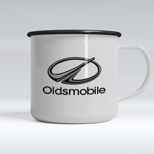 Oldsmobile Emaljekrus-Krus-Oldsmobile-Garage Culture Shop- garage - man cave - merchandise