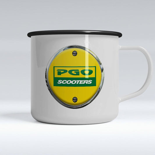 PGO Emaljekrus-Krus-PGO-Garage Culture Shop- garage - man cave - merchandise