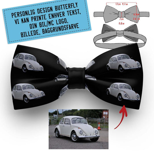 Personlig - Butterfly Dit Bil/MC/Traktor Billede-Bow Ties-Garage Culture-Garage Culture Shop- garage - man cave - merchandise