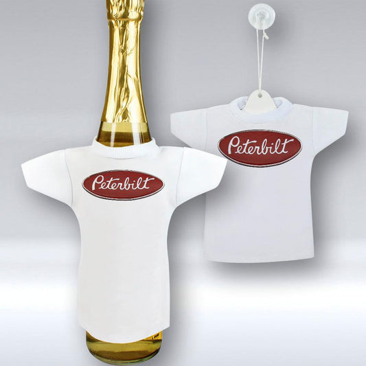 Peterbilt - Mini T-shirt Et unikt biltilbehør og flaskecover med din billede, tekst. design-MiniTshirt-Peterbilt-Garage Culture Shop- garage - man cave - merchandise