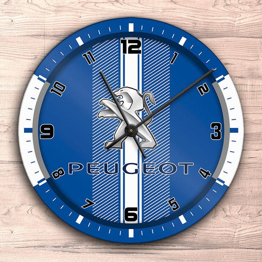 Peugeot Vægur Rundt-Clock-Peugeot-Garage Culture Shop- garage - man cave - merchandise