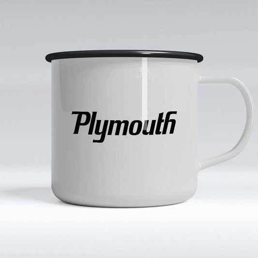 Plymouth Emaljekrus-Krus-Plymouth-Garage Culture Shop- garage - man cave - merchandise