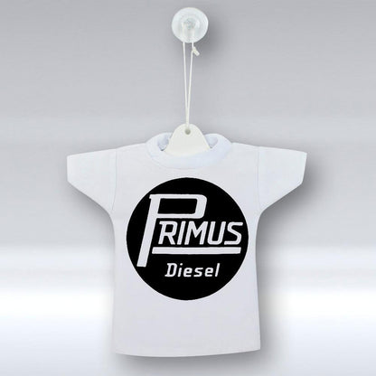 Primus - Mini T-shirt Et unikt biltilbehør og flaskecover med din billede, tekst. design-MiniTshirt-Primus-Garage Culture Shop- garage - man cave - merchandise