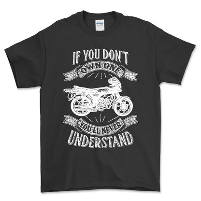 Puch - If You Dont Own One Puch Monza Juvel 4X Youll Never Understand Unisex T-Shirt , Bomuld-Beklædning-Puch-Sort-S-Forside-Garage Culture Shop- garage - man cave - merchandise