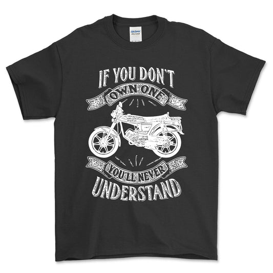 Puch - If You Dont Own One Puch N-Ssl Flagskib Youll Never Understand Unisex T-Shirt , Bomuld-Beklædning-Puch-Sort-S-Forside-Garage Culture Shop- garage - man cave - merchandise