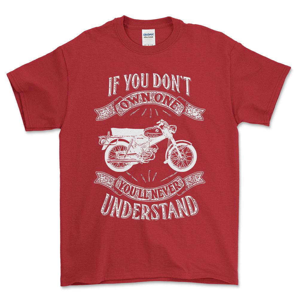 Puch - If You Dont Own One Puch Vz 50 B Youll Never Understand Unisex T-Shirt , Bomuld-Beklædning-Puch-Rød-S-Forside-Garage Culture Shop- garage - man cave - merchandise