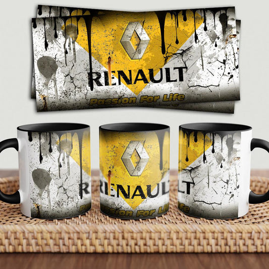 Renault "To Toner" Vintage Keramisk Krus-Krus-Renault-Garage Culture Shop- garage - man cave - merchandise