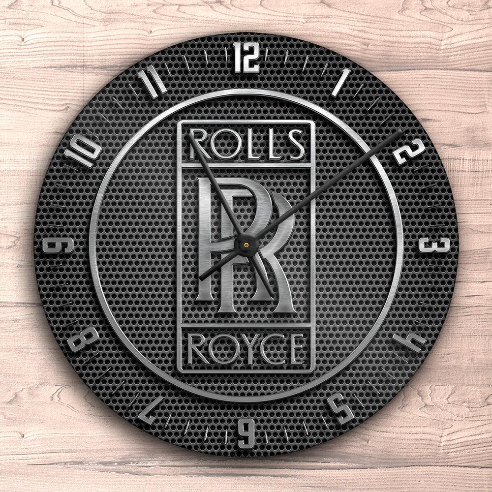 Rolls Royce Vægur Rundt-Clock-Rolls Royce-Garage Culture Shop- garage - man cave - merchandise