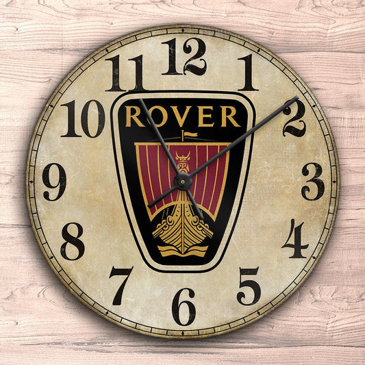 Rover Vægur Rundt-Clock-Rover-Garage Culture Shop- garage - man cave - merchandise