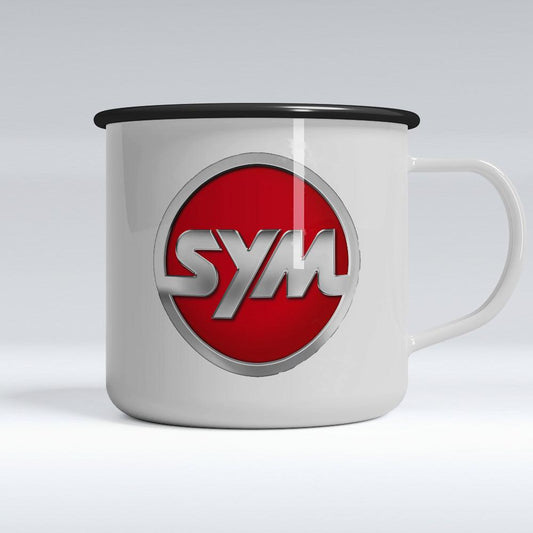 SYM Emaljekrus-Krus-SYM-Garage Culture Shop- garage - man cave - merchandise