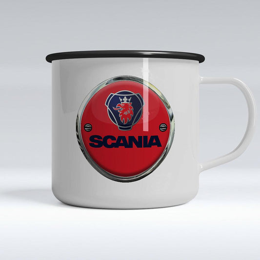 Scania Emaljekrus-Krus-Scania-Garage Culture Shop- garage - man cave - merchandise