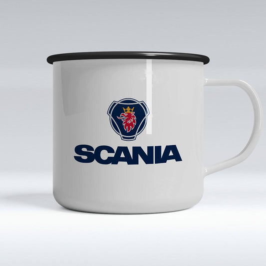 Scania Emaljekrus-Krus-Scania-Garage Culture Shop- garage - man cave - merchandise